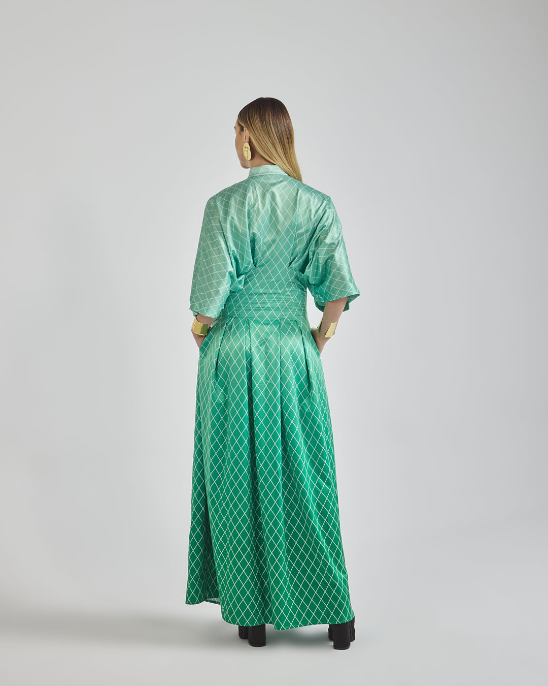 Malondie Fading Green Summer Maxi