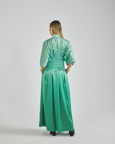 Malondie Fading Green Summer Maxi