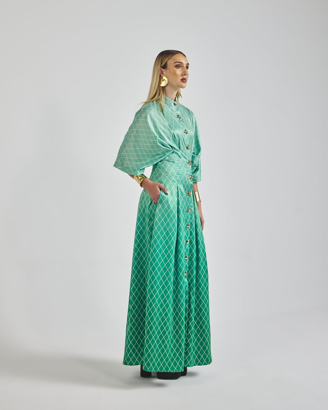 Malondie Fading Green Summer Maxi