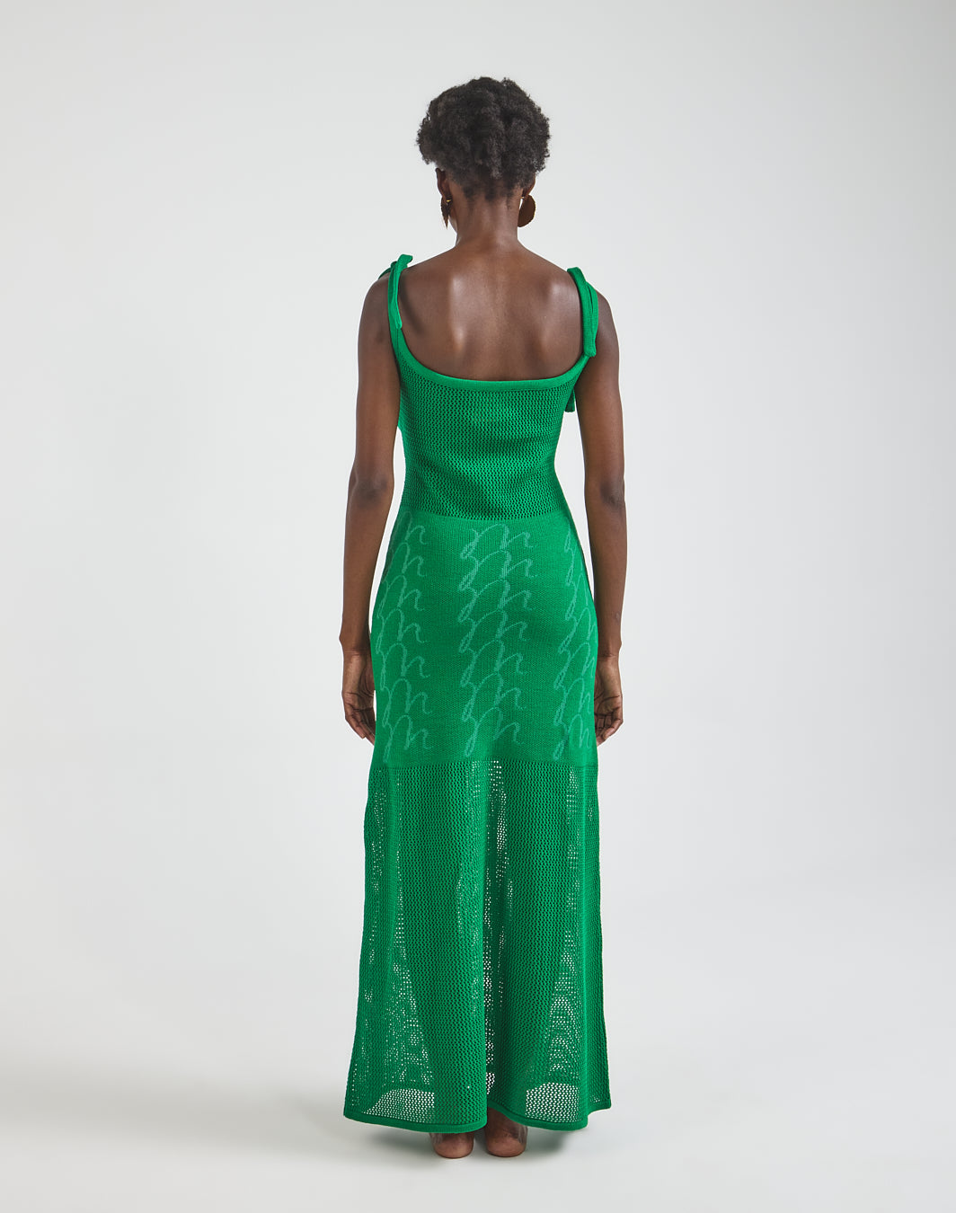 Malondie Knitted Rich Green Maxi dress