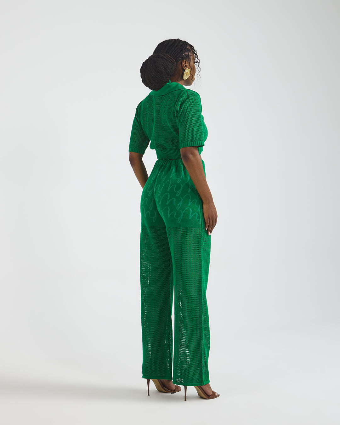 Malondie Summer Knitted Rich Green Pants