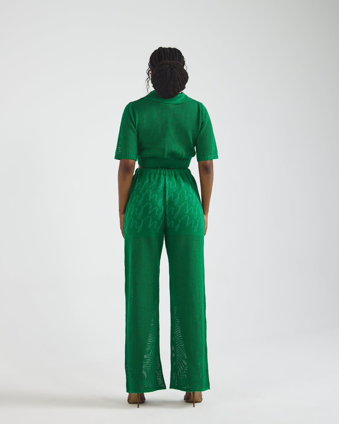 Malondie Summer Knitted Rich Green Pants