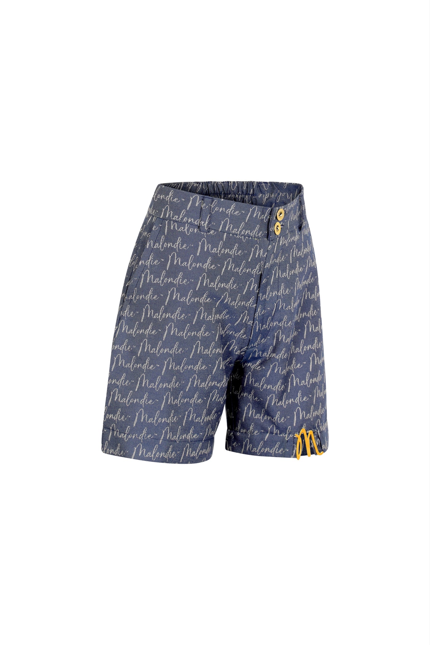 Malondie Woven Denim Shorts