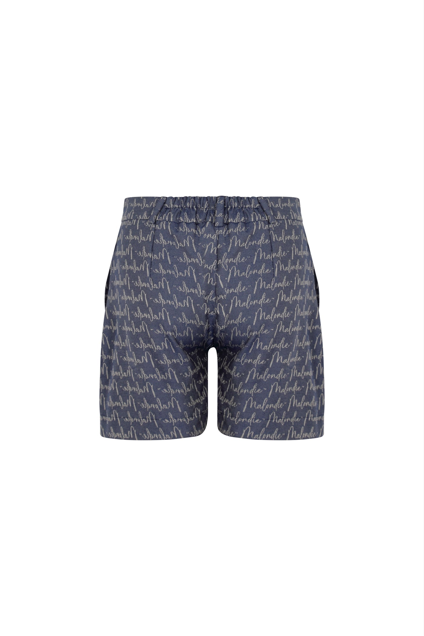 Malondie Woven Denim Shorts